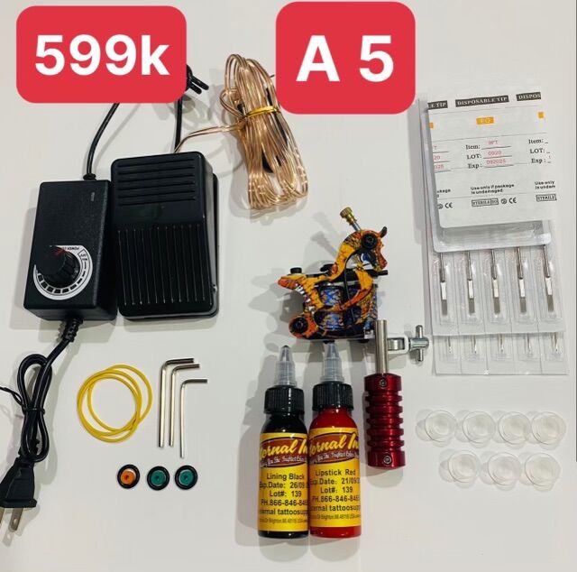 Combo bo 1 máy xăm