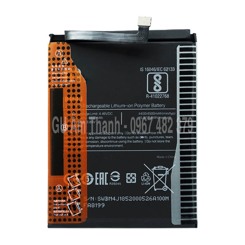 Pin thay thế cho điện thoại xiaomi bm4j / redmi note 8 pro / redmi note8 pro
