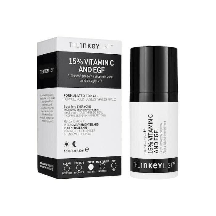 Serum the inkey list 15% vitamin C and EGF 30ml sáng da