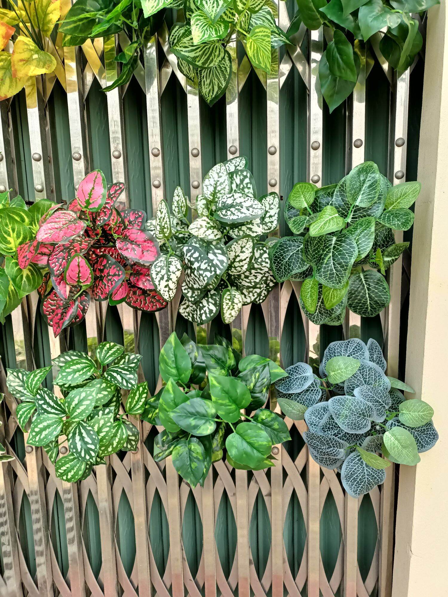 Cây giả, cụm Lá 7 nhánh