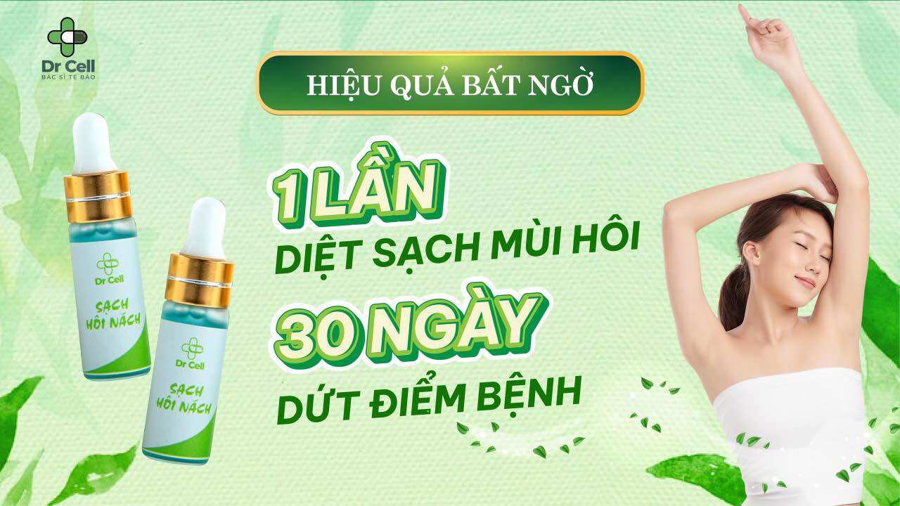 Sạch Hôi Nách DR CELL 10ml