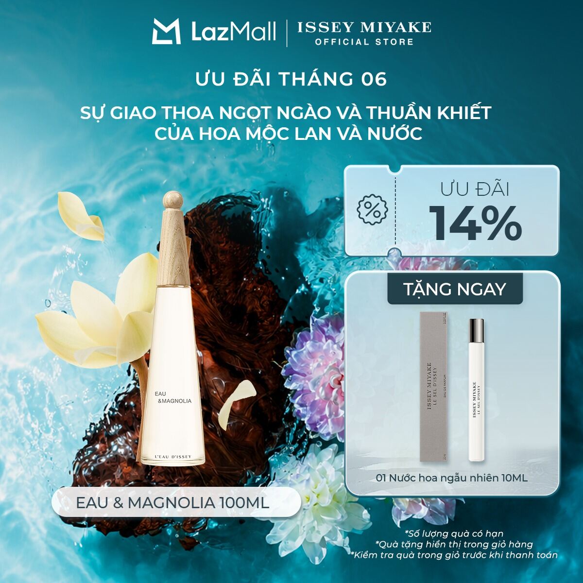 Nước hoa nữ Issey Miyake L'Eau d'Issey Eau  Magnolia Intense 100ml