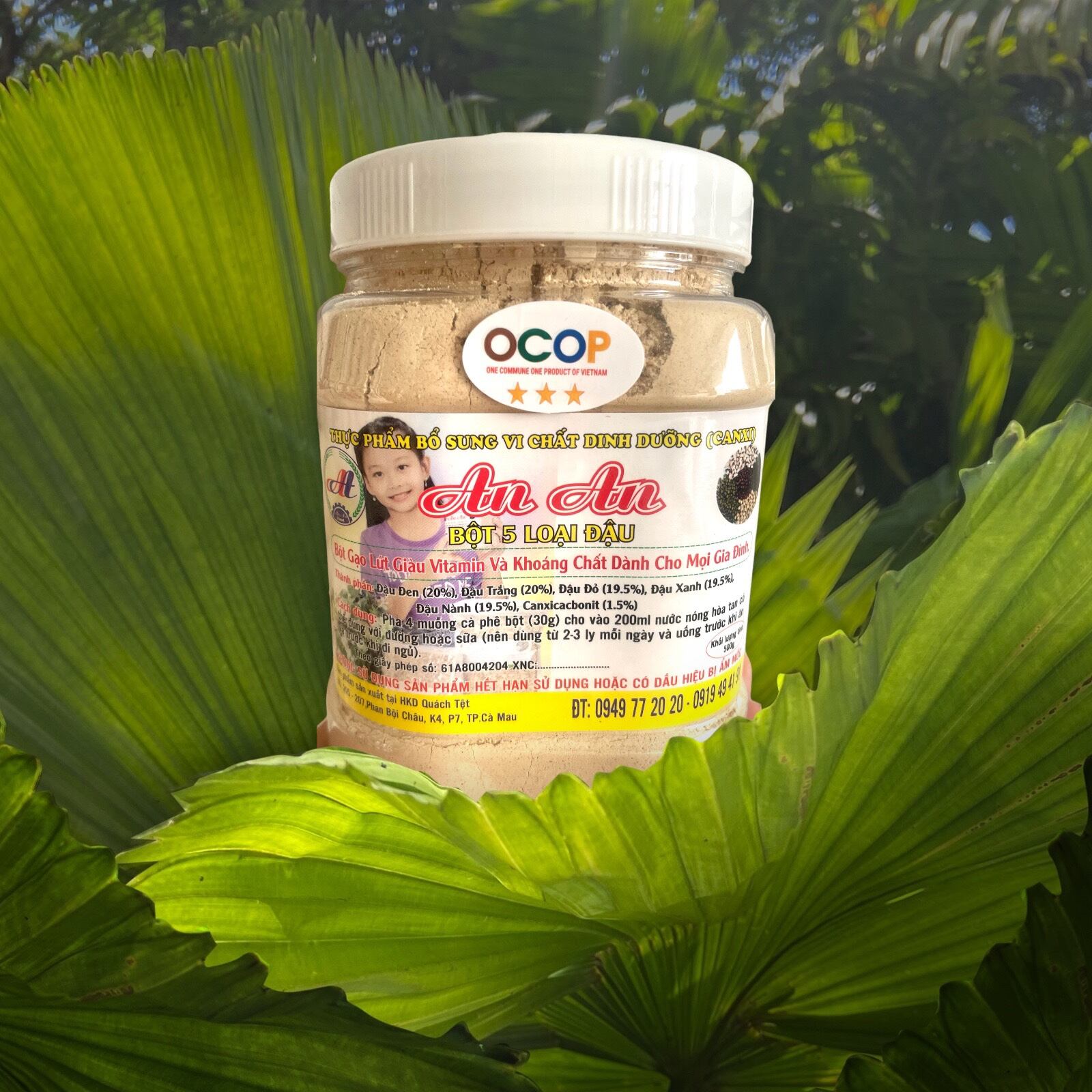 bột ngủ cốc  5 loại đậu