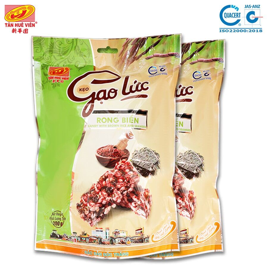 Kẹo gạo lứt rong biển Tân Huê Viên