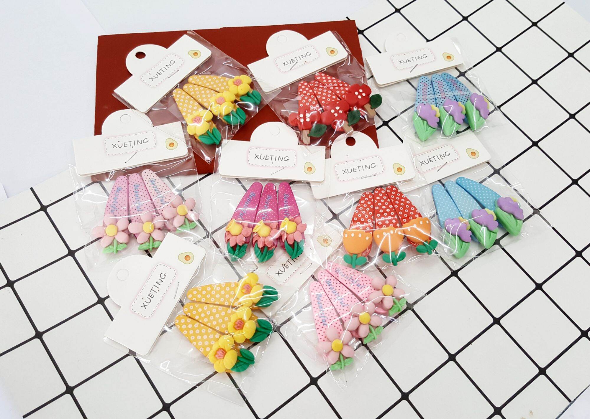 (GIÁ SỈ) COMBO 10 SET KẸP TÓC CHO BÉ ĐỦ MÀU ĐỦ KIỂU