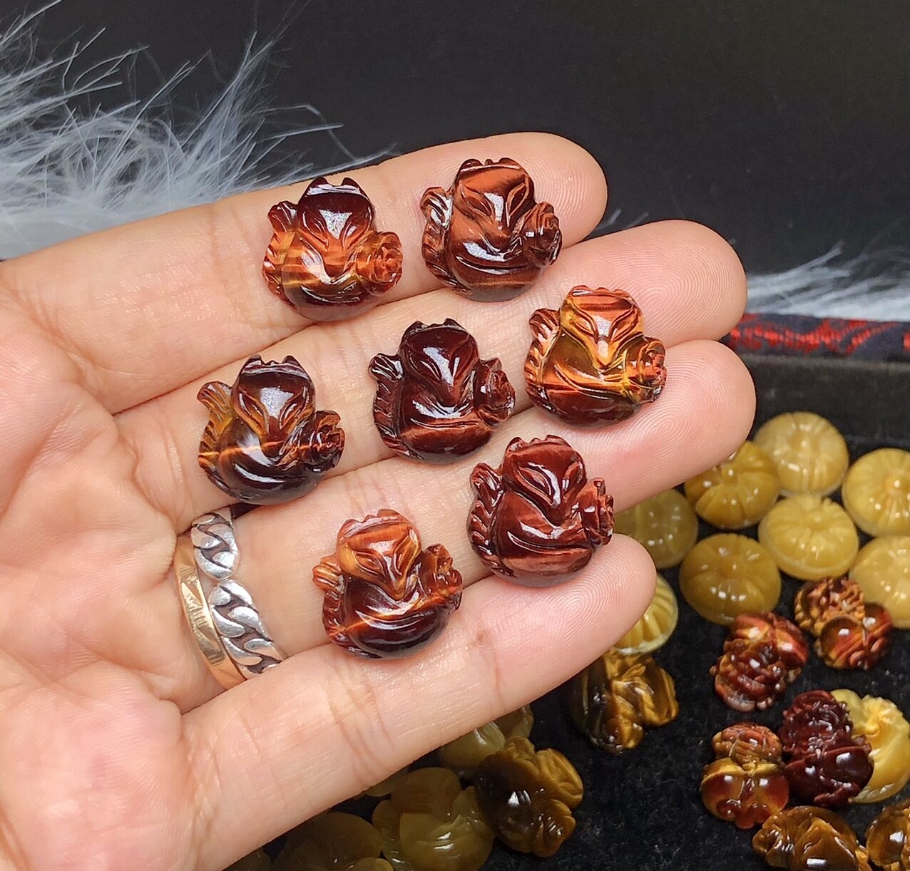 Mặt Hồ ly đá mắt hổ