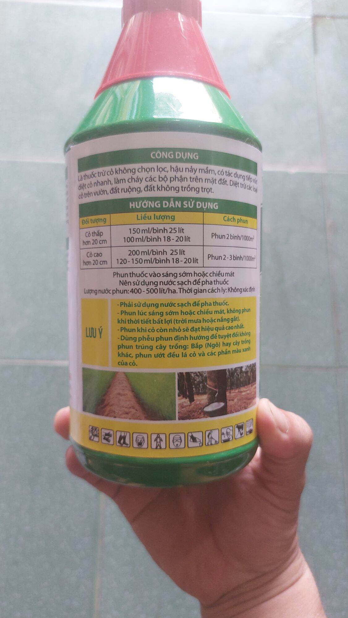 Thuốc trừ cỏ VUA KHAI HOANG 900ML