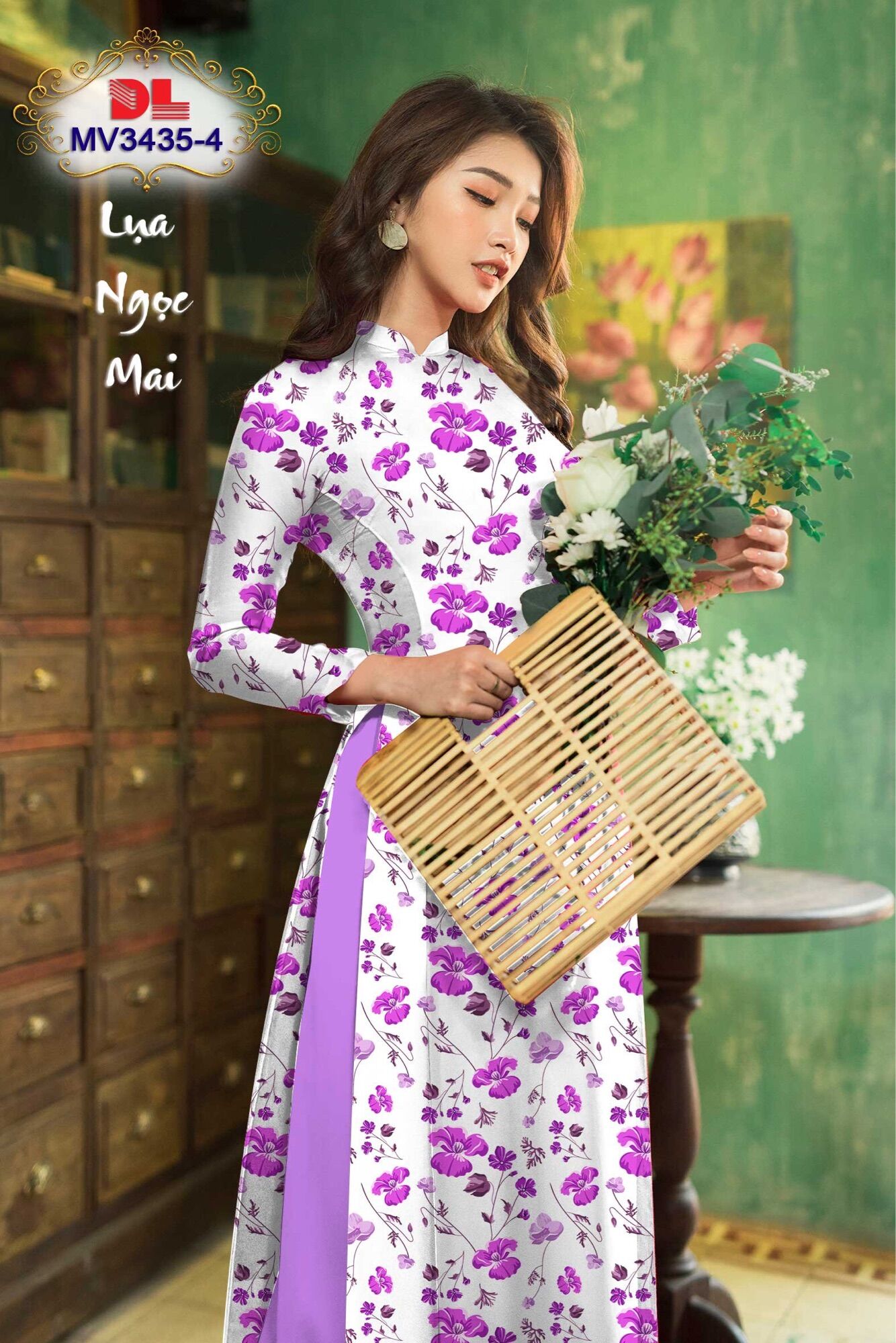 Vải áo dài trắng