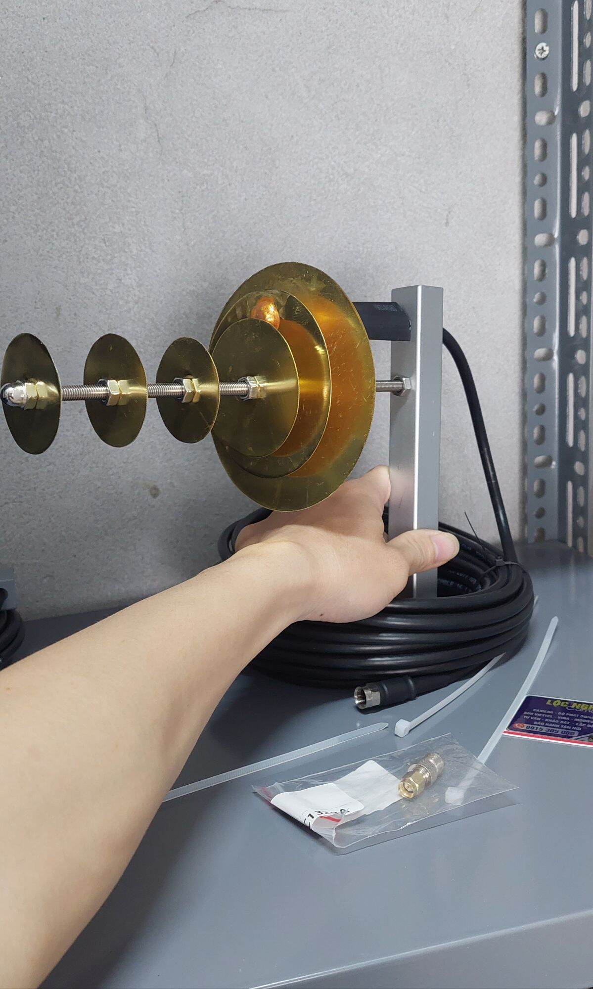 Anten thu sóng 4G bản Đồng Combo 5M