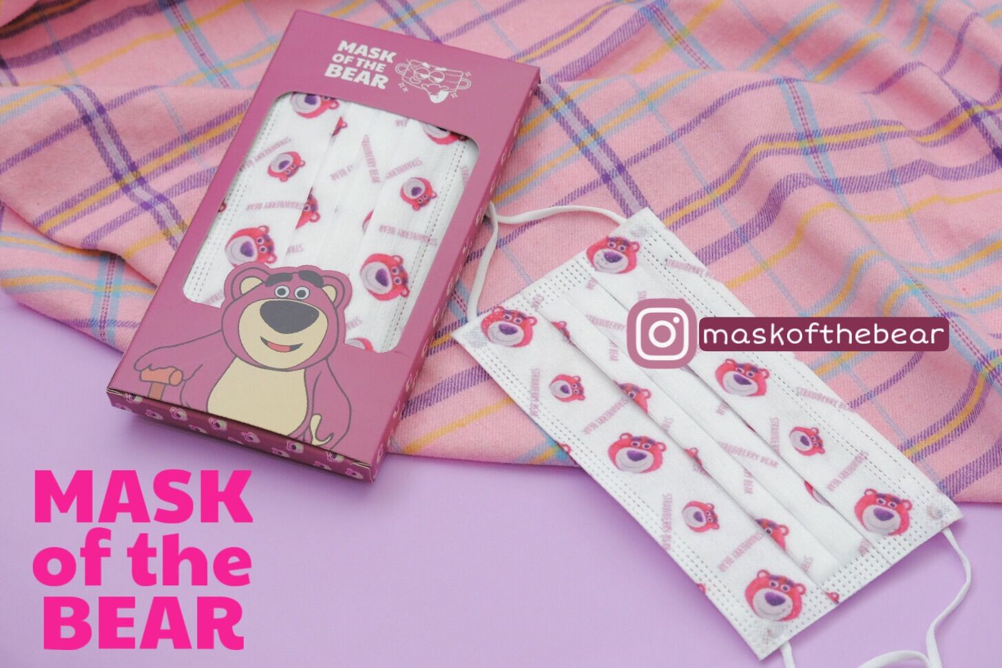 Khẩu trang gấu lotso dễ thương