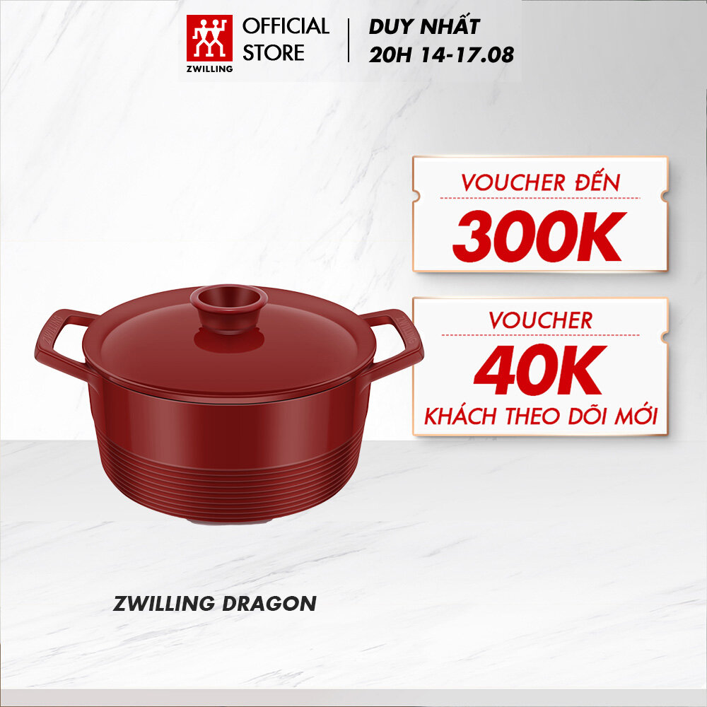 Nồi gang đúc nguyên khối zwilling dragon 22cm/3.5l