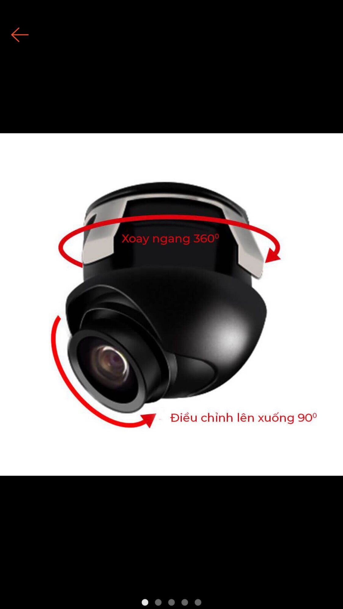 Camera cặp lề xe ô tô xl360 xoay 360 độ
