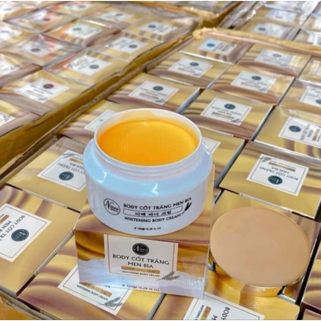 Kem body cốt trắng men bia nicos - mỹ phẩm nicos beauty