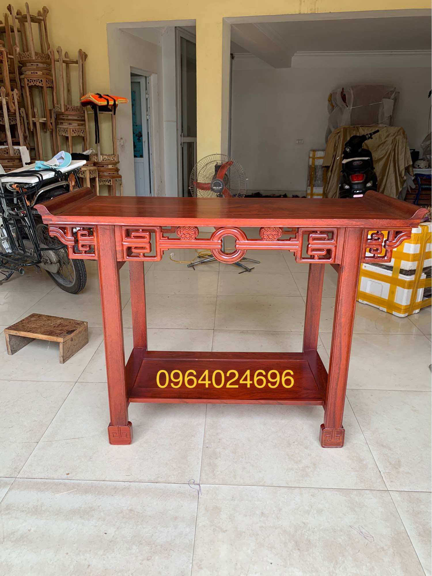 bàn 1m10x48 cao 80 gỗ lim Nam phi