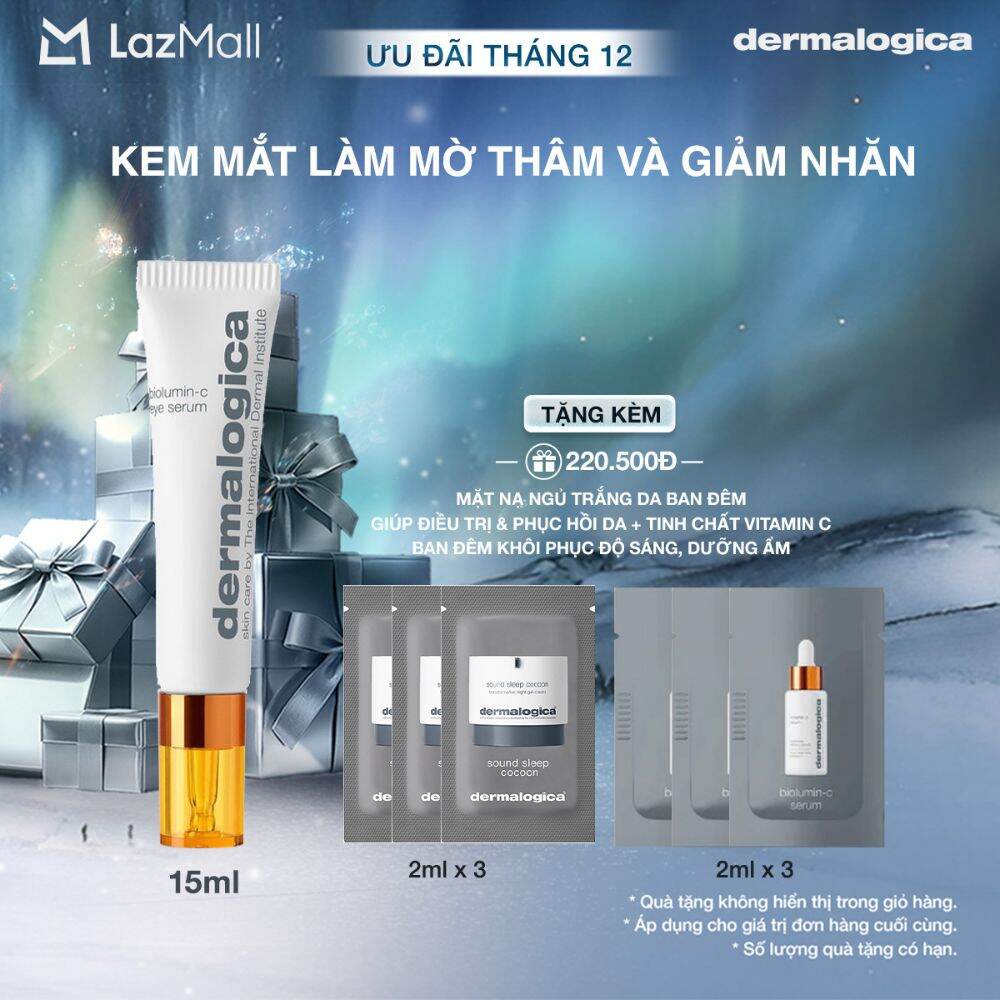  serum mắt dermalogica biolumin c eye serum làm mờ thâm và giảm nhăn 15ml 