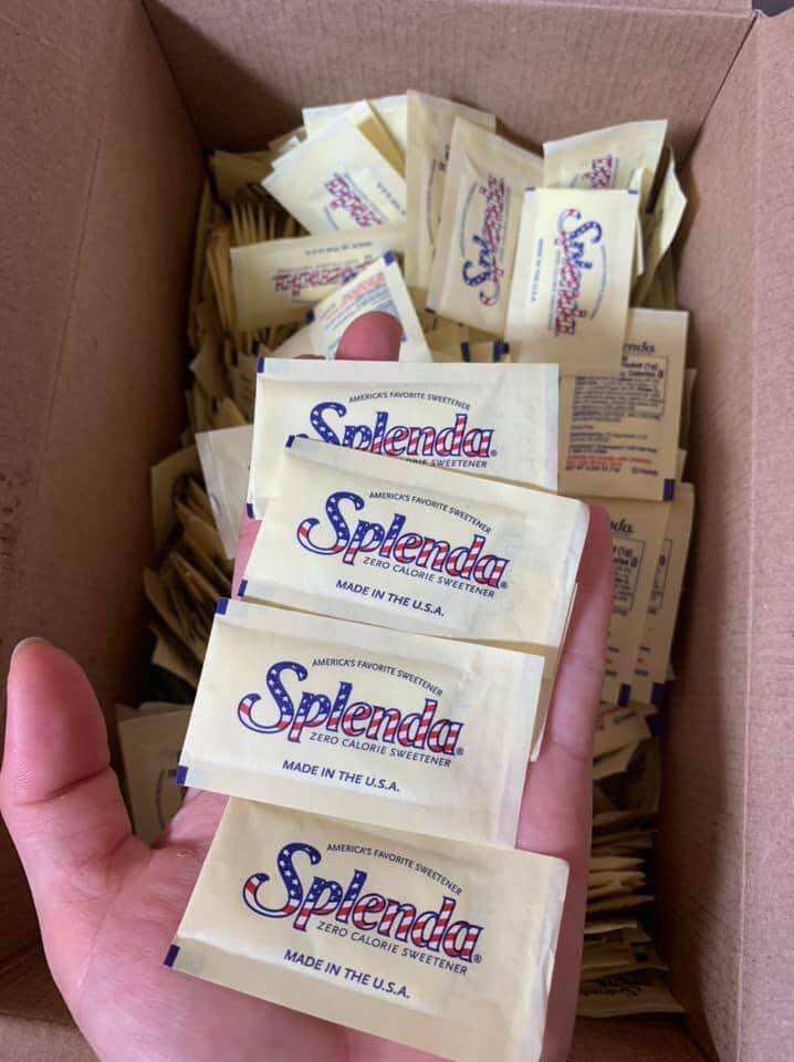Lẻ 200 gói đường ăn kiêng splenda - đường cho người ăn kiêng, bệnh đường huyết