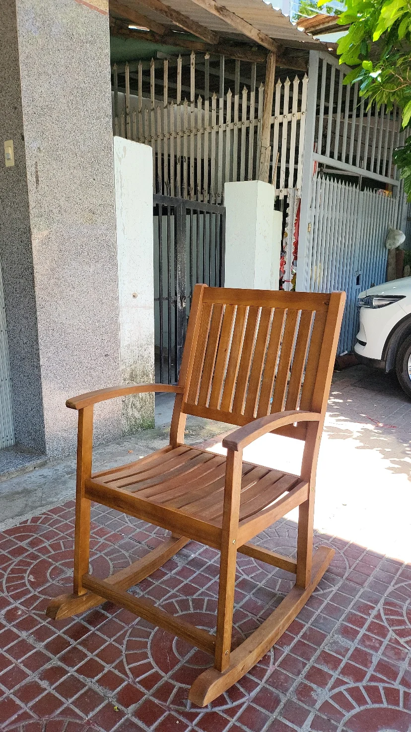 Ghế gỗ bập bênh, Ghế gỗ decor