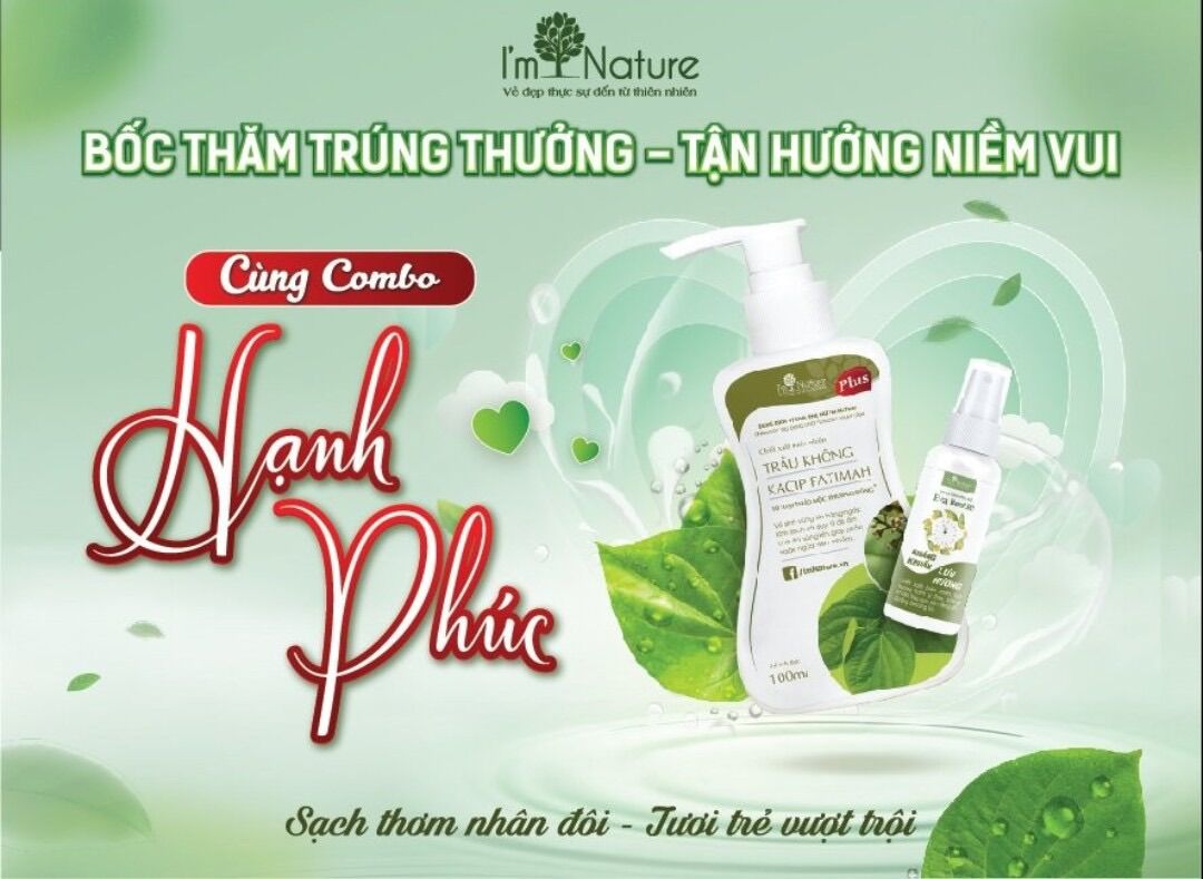Dung dịch vệ sinh phụ nữ trầu không I’m Nature Plus