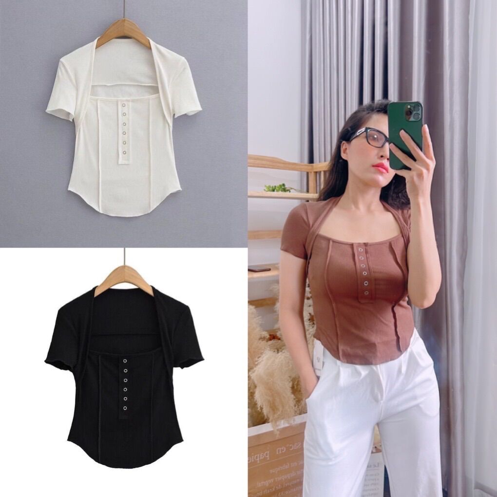 Áo thun gân cotton chất đẹp