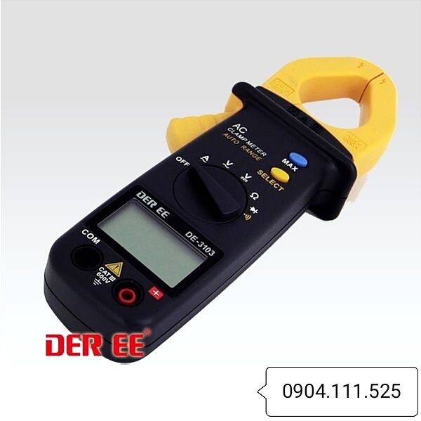 [HCM]Ampe kìm đo dòng AC DEREE DE-3103 (600A)
