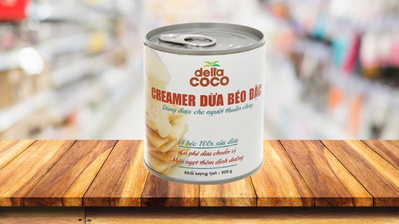 Creamer dừa béo đặc delta coco cô đặc từ 100% nước cốt dừa bến tre - ảnh sản phẩm 4