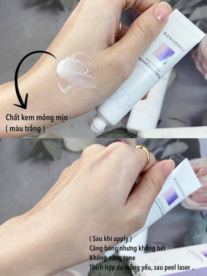 Kem chống nắng BanoBagi [tuýp 50ml tặng kèm tuýp 15ml]