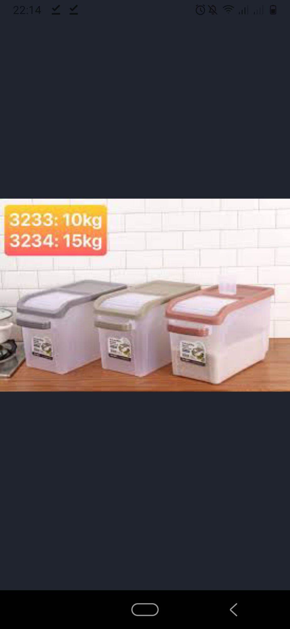 Thùng đựng gạo thông minh 15kg