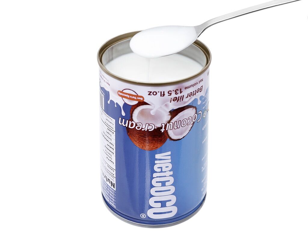 2 LON NƯỚC CỐT DỪA VIETCOCO 400ML