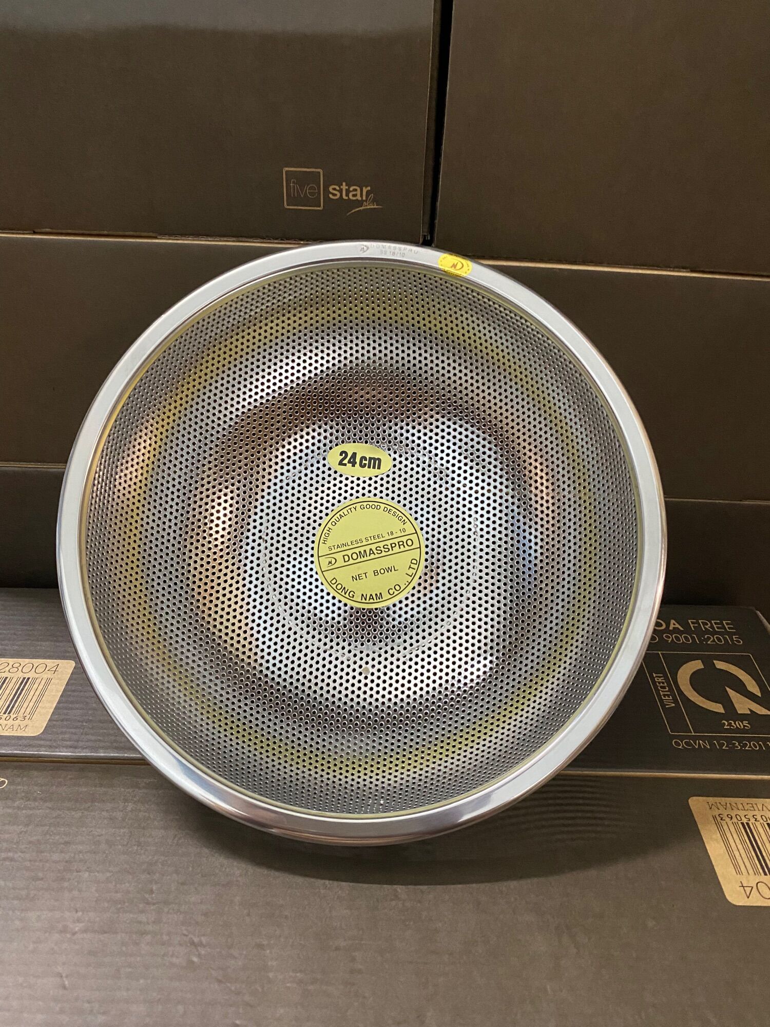 Rổ đông nam 24cm inox 304 cao cấp