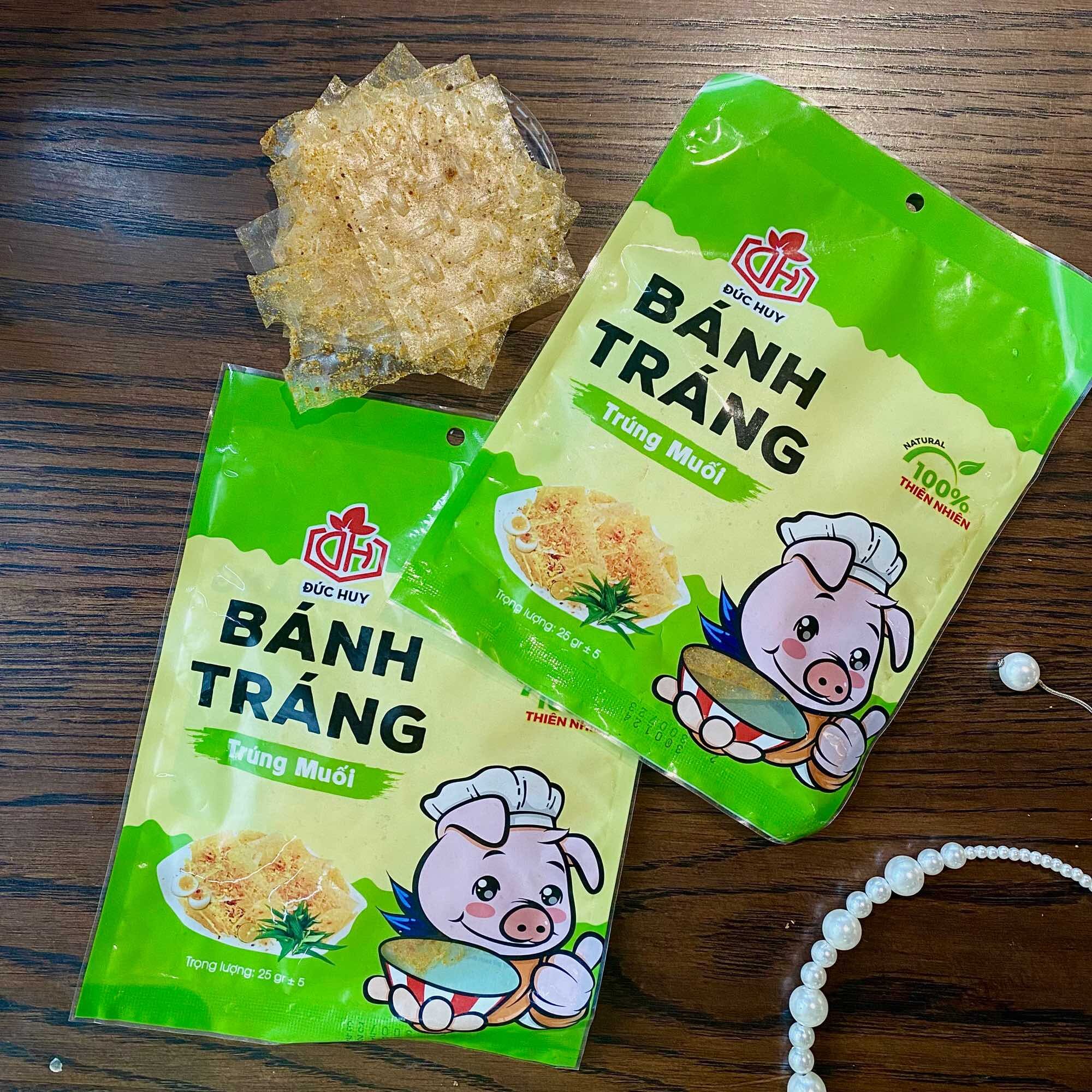 BÁNH TRÁNG TRỘN TRỨNG MUỐI ĐỨC HUY