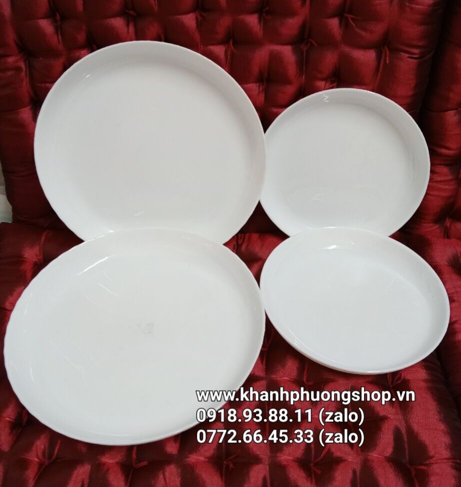 bộ chén dĩa thủy tinh opal Luminarc cao cấp - chén dĩa thủy tinh opal