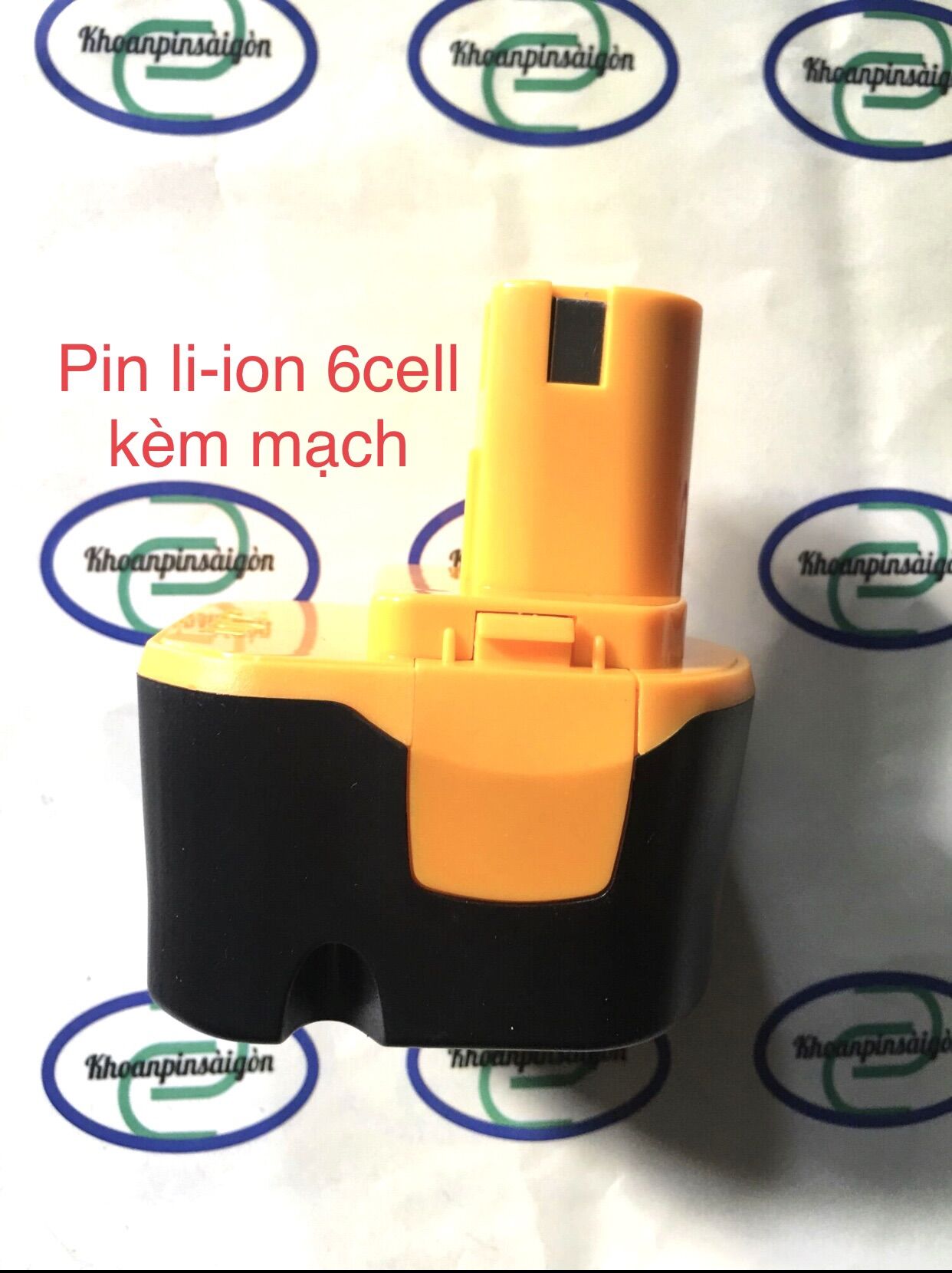 Pin đóng Ryobi 12v DC đế chọt, dung lượng 4ah-5ah- dùng sạc adapter