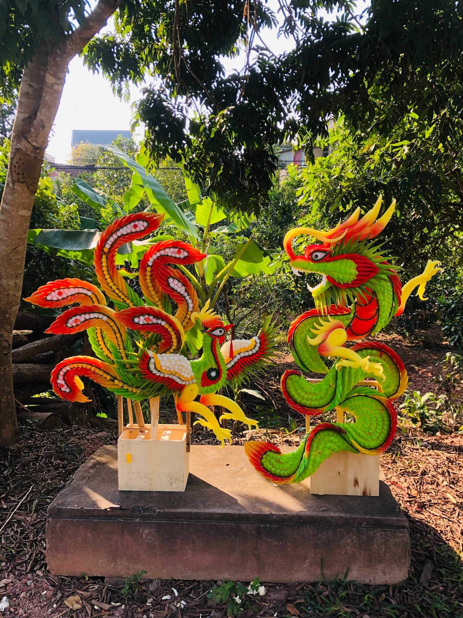Rồng phụng giả thành phẩm đẹp mắt