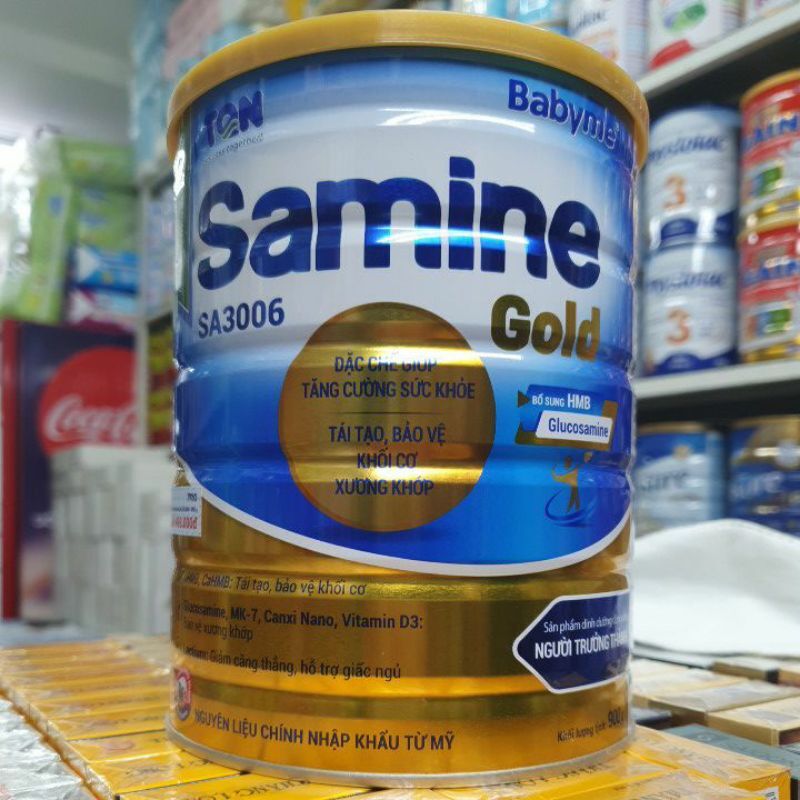 Sữa bột babyme samine gold 900g