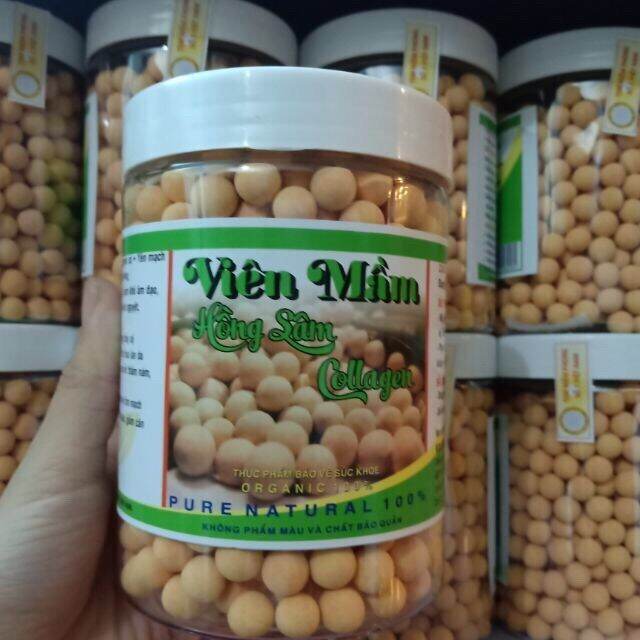 100 gr viên mầm collagen hồng sâm