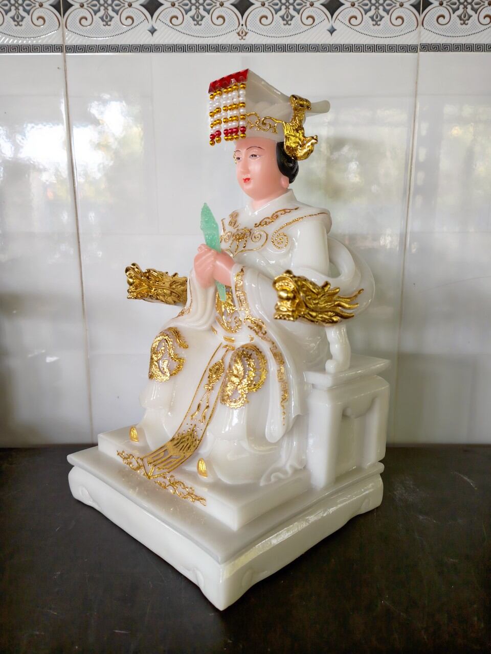 Tượng Thiên Hậu Thánh Mẫu cao 30cm