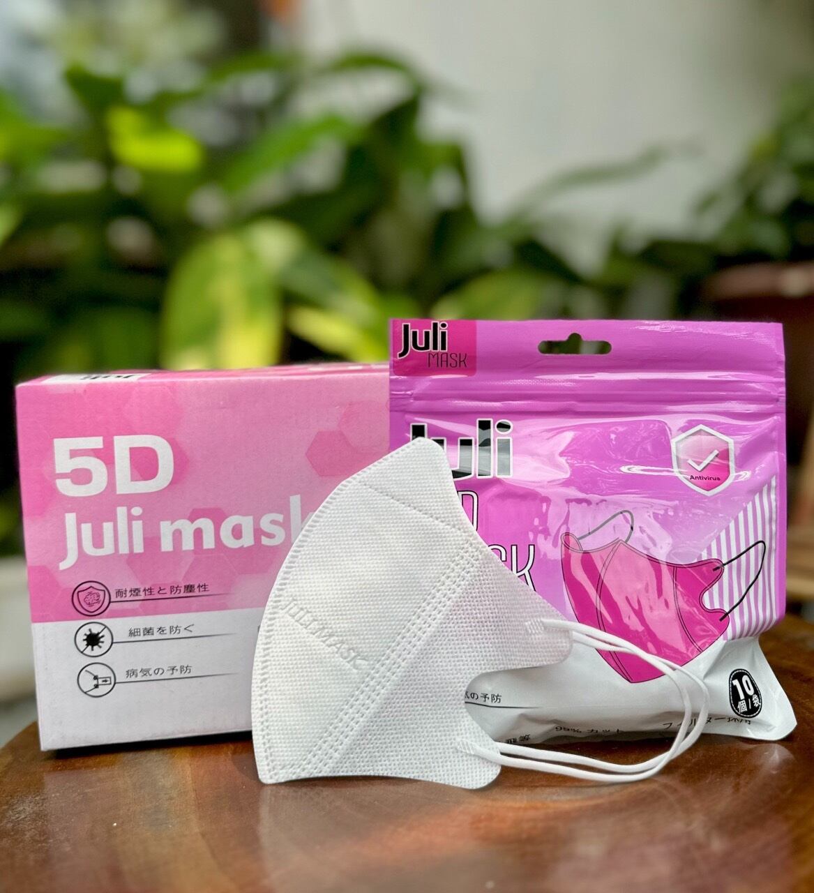 Sỉ thùng 200 chiếc Khẩu Trang 5D JULI Mask hàng cao cấp nhiều màu đẹp