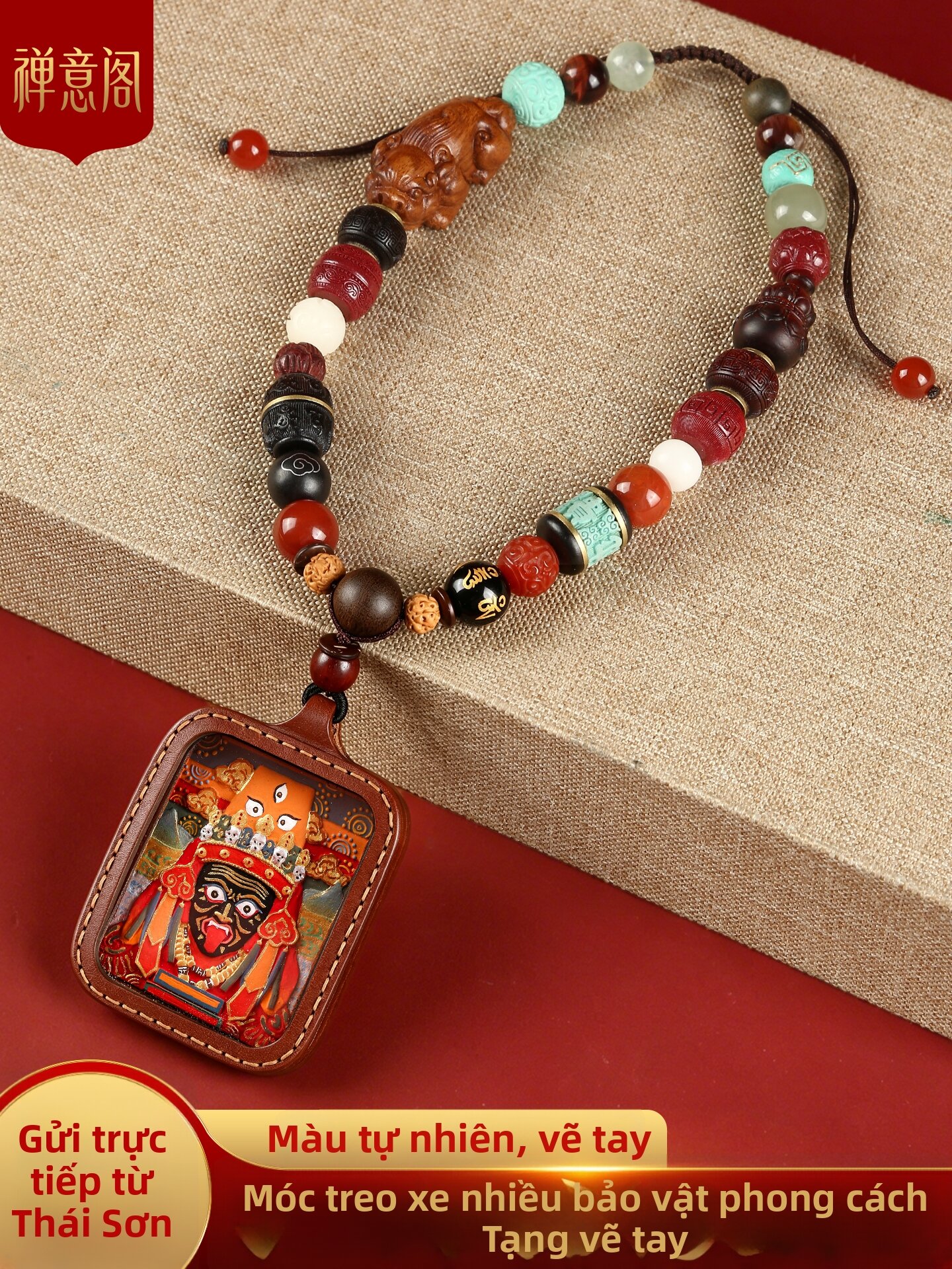 Tibetan Thangka New Car Rearview Mirror Pendant Giá 3,625,000 Đồng*Miễn phí vận chuyển