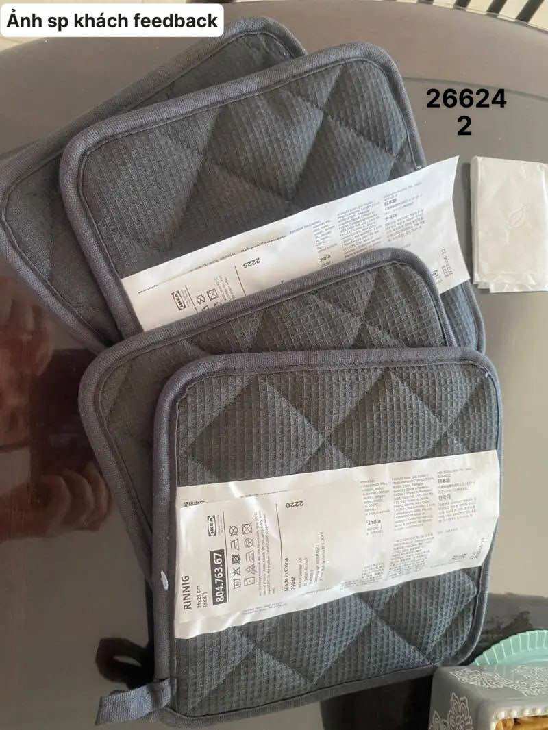 Sét 2 miếng lót nhấc nồi chống bỏng IKEA