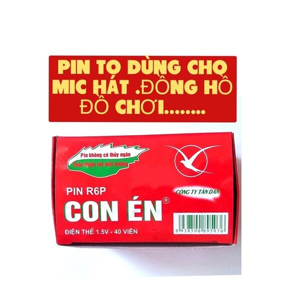 Sỉ 20đôi= 40 viên pin con én hàng công ty chính hãng loại tốt
