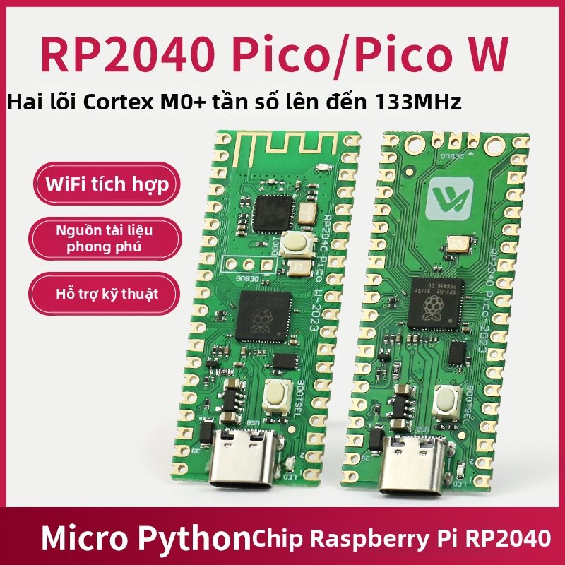 CHUANGLEBO | Dual-Core microPython Raspberry Pi Development Board Giá 134,000 Đồng*Miễn phí vận chuyển