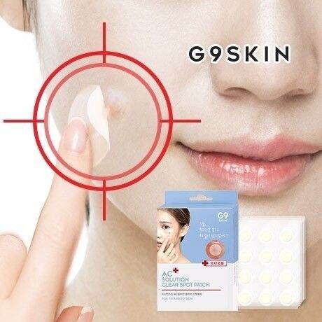 Miếng dán hút mụn trong suốt G9 Skin AC Solution Clear Spot Patch