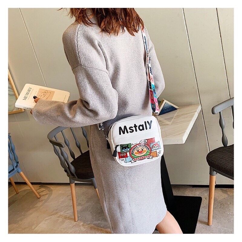 Túi đeo chéo mini da PU siêu mềm mịn MSTALY