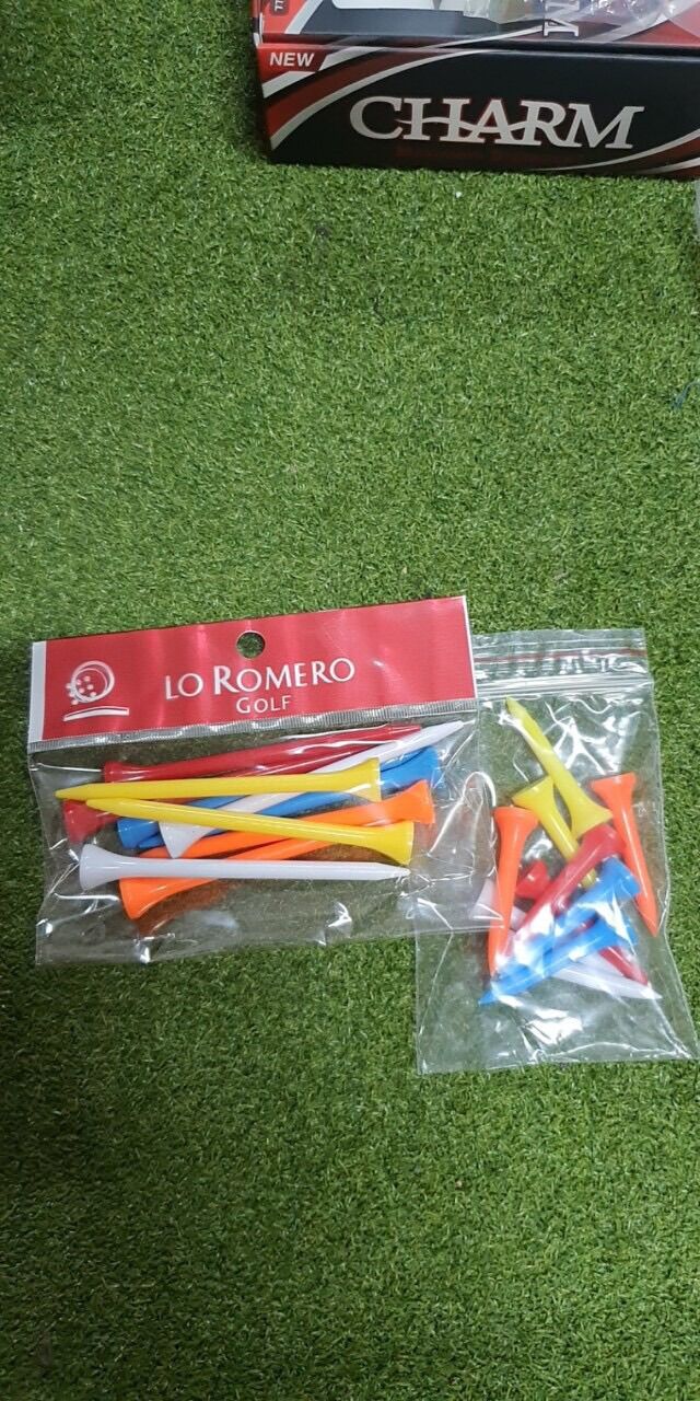 Tee golf gói 10 chiếc chất gỗ ngắn dài
