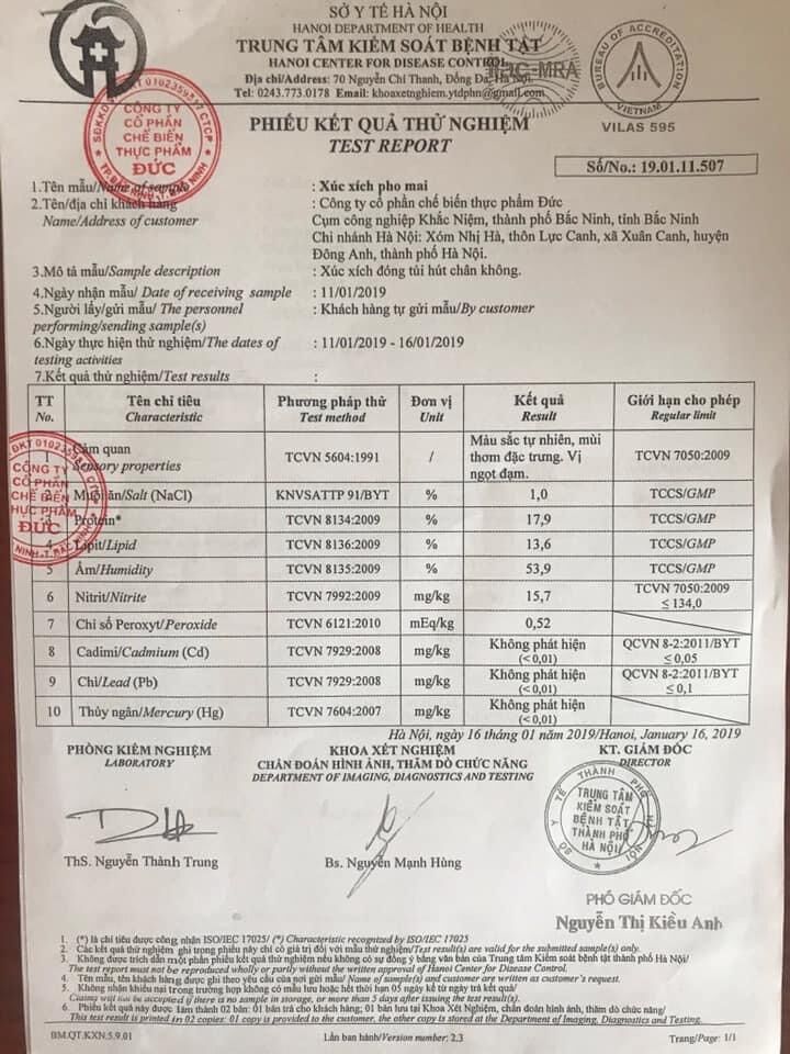 Xúc xích Steffi phô mai