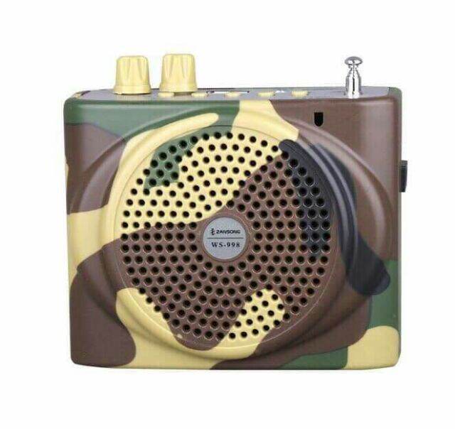 Ws 998 Bird Calling Speaker with Bluetooth Remote Control Loud Sound