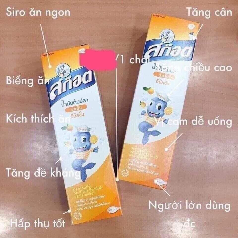 Siro tăng cân scott 200ml thái lan