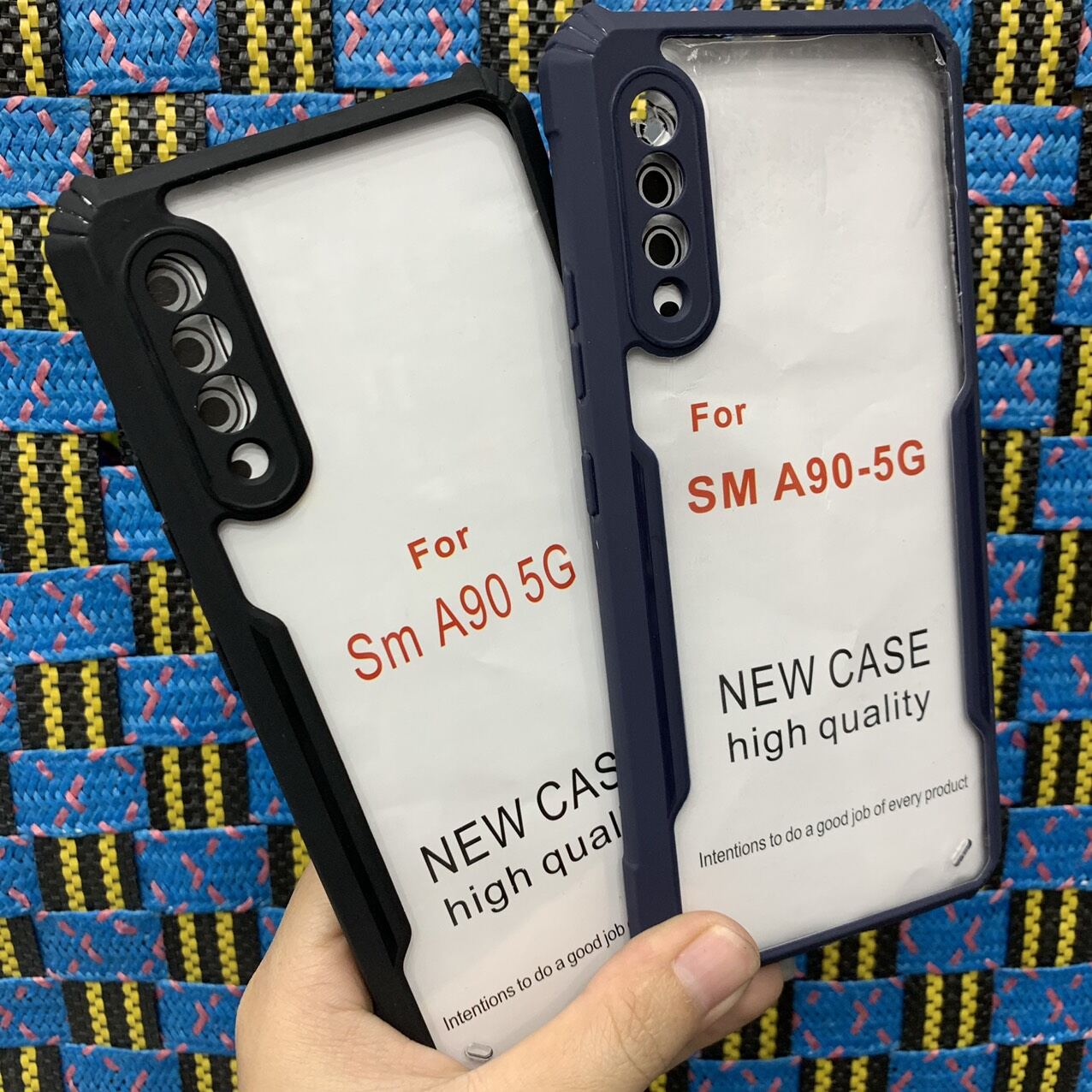 Ốp lưng Samsung A90 5G viền dẻo chống sốc lưng trong suốt bảo vệ camera