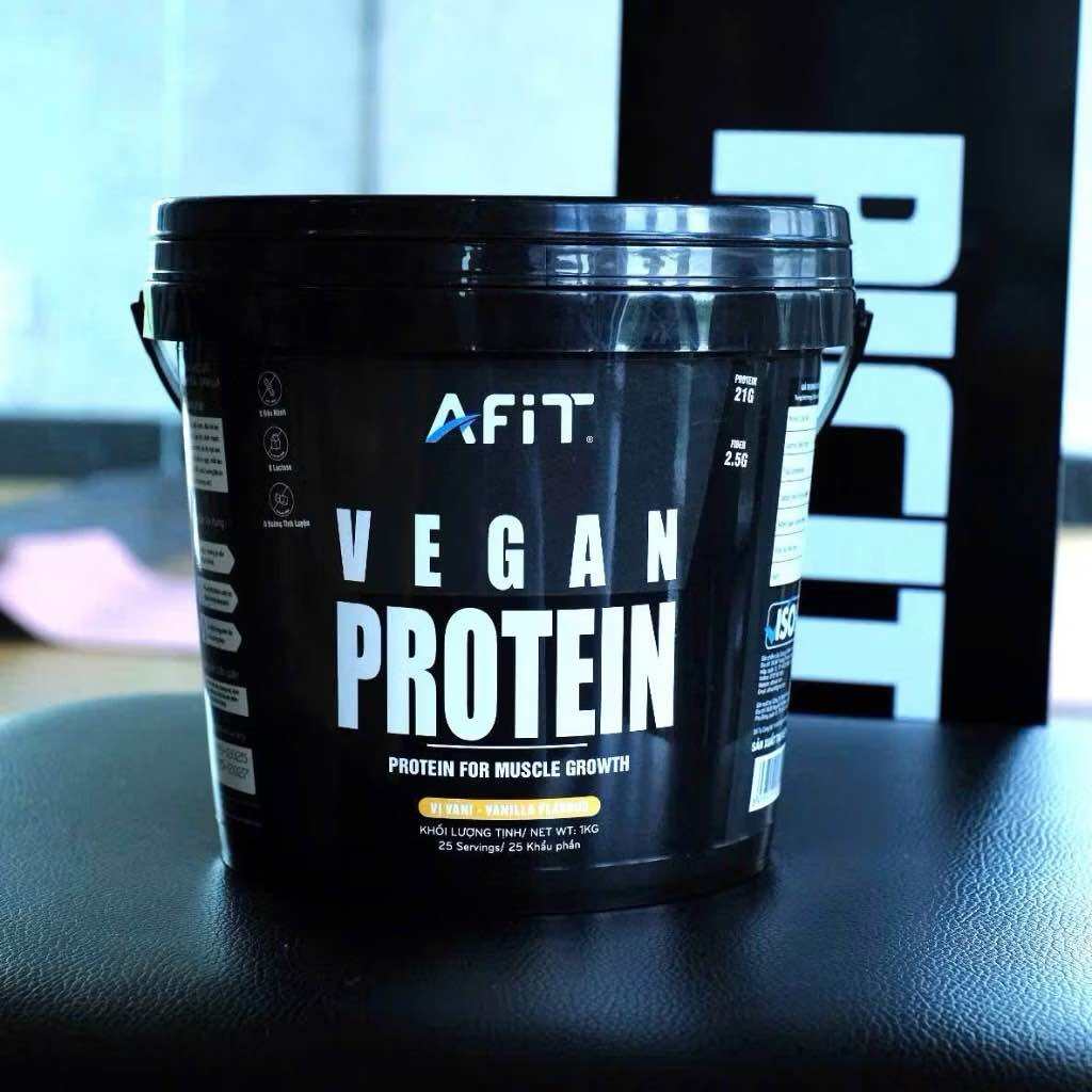 Sữa Whey Thực Vật Tăng Cơ Giảm Mỡ AFIT PROTEIN 1 Kg - Hàng Chính Hãng