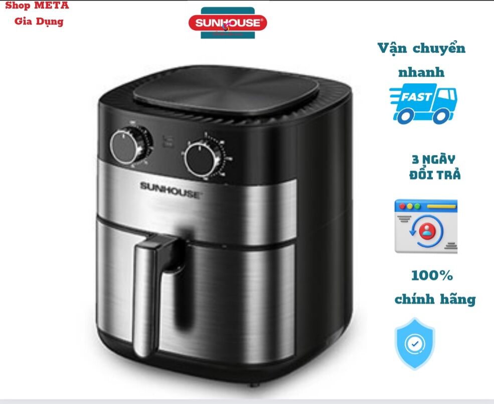 Nồi chiên không dầu 6l sunhouse shd4026